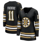 Fanatics Branded Trent Frederic Boston Bruins Women's Premier Breakaway 100th Anniversary Jersey - Black