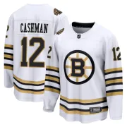Fanatics Branded Wayne Cashman Boston Bruins Men's Premier Breakaway 100th Anniversary Jersey - White