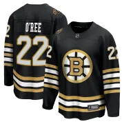 Fanatics Branded Willie O'ree Boston Bruins Men's Premier Breakaway 100th Anniversary Jersey - Black