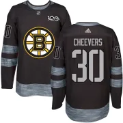 Gerry Cheevers Boston Bruins Men's Authentic 1917-2017 100th Anniversary Jersey - Black