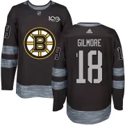 Happy Gilmore Boston Bruins Youth Authentic 1917-2017 100th Anniversary Jersey - Black
