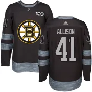 Jason Allison Boston Bruins Men's Authentic 1917-2017 100th Anniversary Jersey - Black