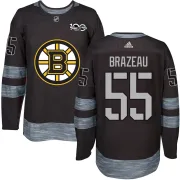 Justin Brazeau Boston Bruins Youth Authentic 1917-2017 100th Anniversary Jersey - Black