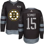 Milt Schmidt Boston Bruins Youth Authentic 1917-2017 100th Anniversary Jersey - Black