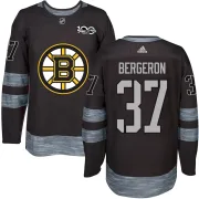 Patrice Bergeron Boston Bruins Youth Authentic 1917-2017 100th Anniversary Jersey - Black