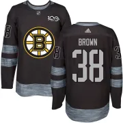 Patrick Brown Boston Bruins Youth Authentic 1917-2017 100th Anniversary Jersey - Black