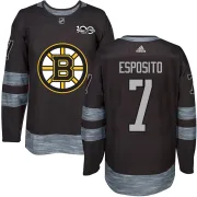 Phil Esposito Boston Bruins Men's Authentic 1917-2017 100th Anniversary Jersey - Black